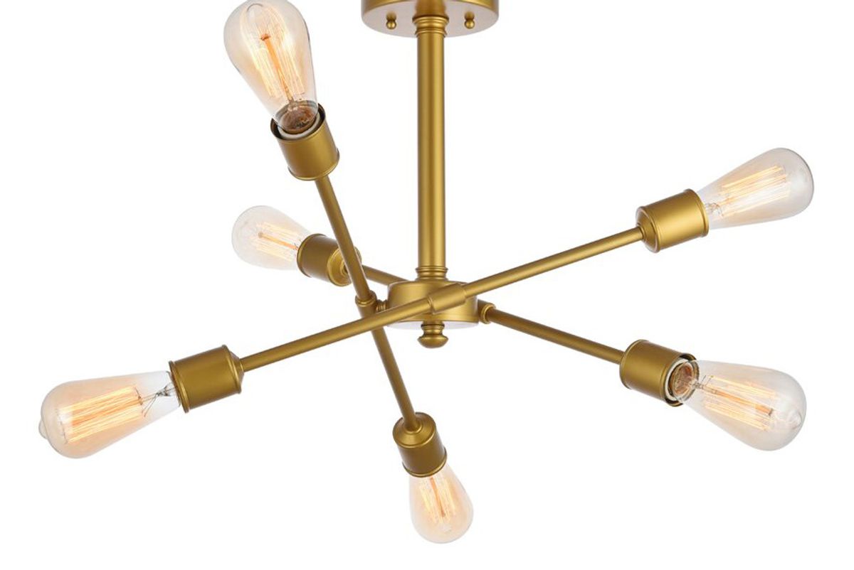 all modern johanne 6 light sputnik chandelier