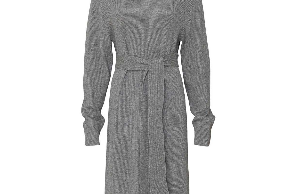 all saints roza cashmere blend jumper dress