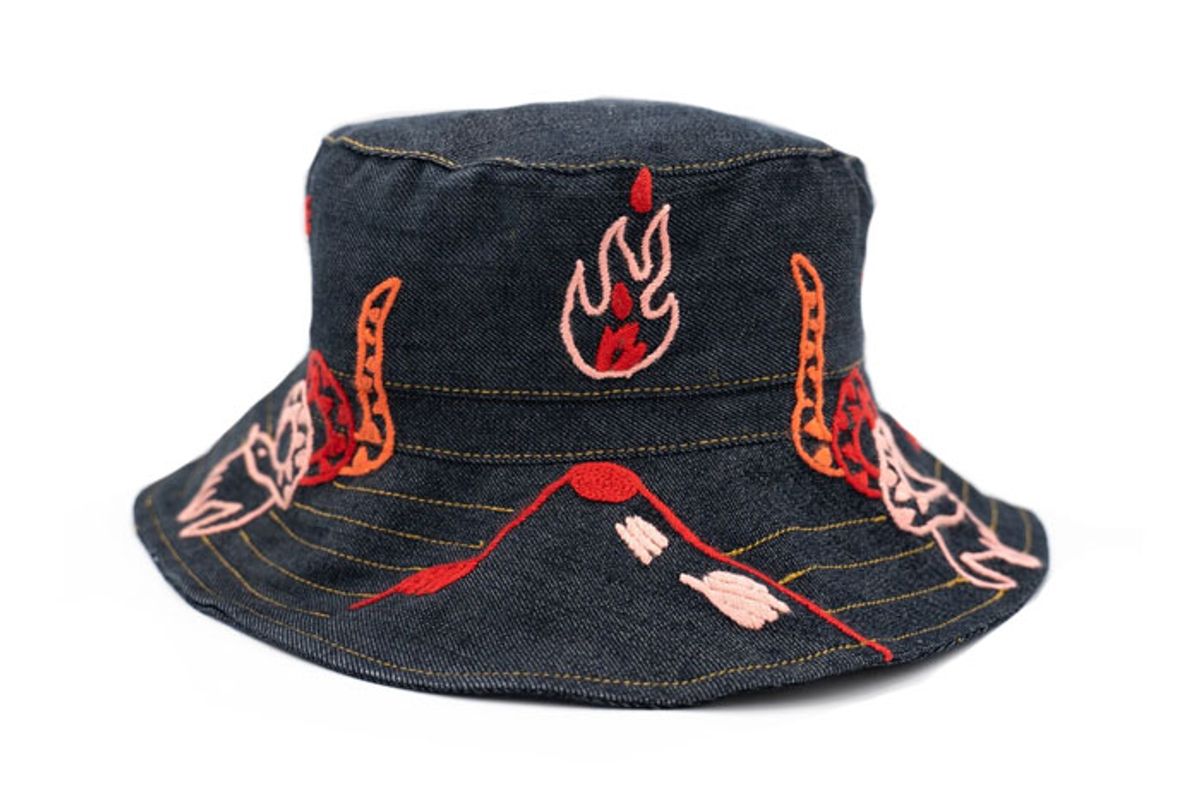 allpamamas fire spirit of creation bucket hat
