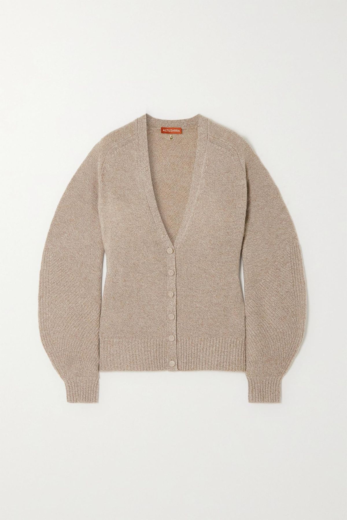 altuzarra higley mélange cashmere cardigan