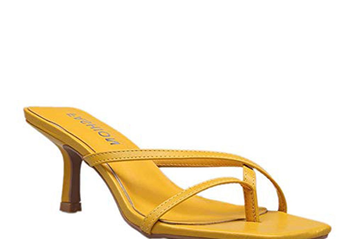 amazon womens kitten heel flip flops slip on thong sandals stiletto party slippers