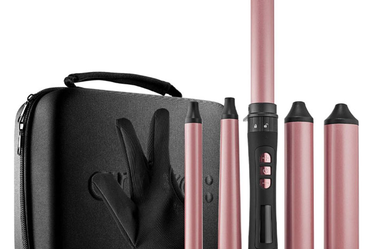 amika jack of all curls hair wand curler set
