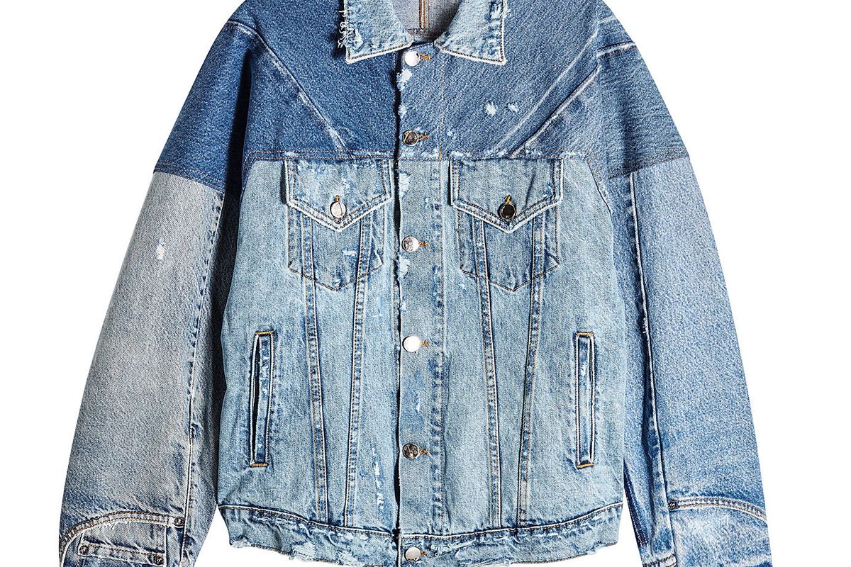 amiri reconstructed trucker denim jacket