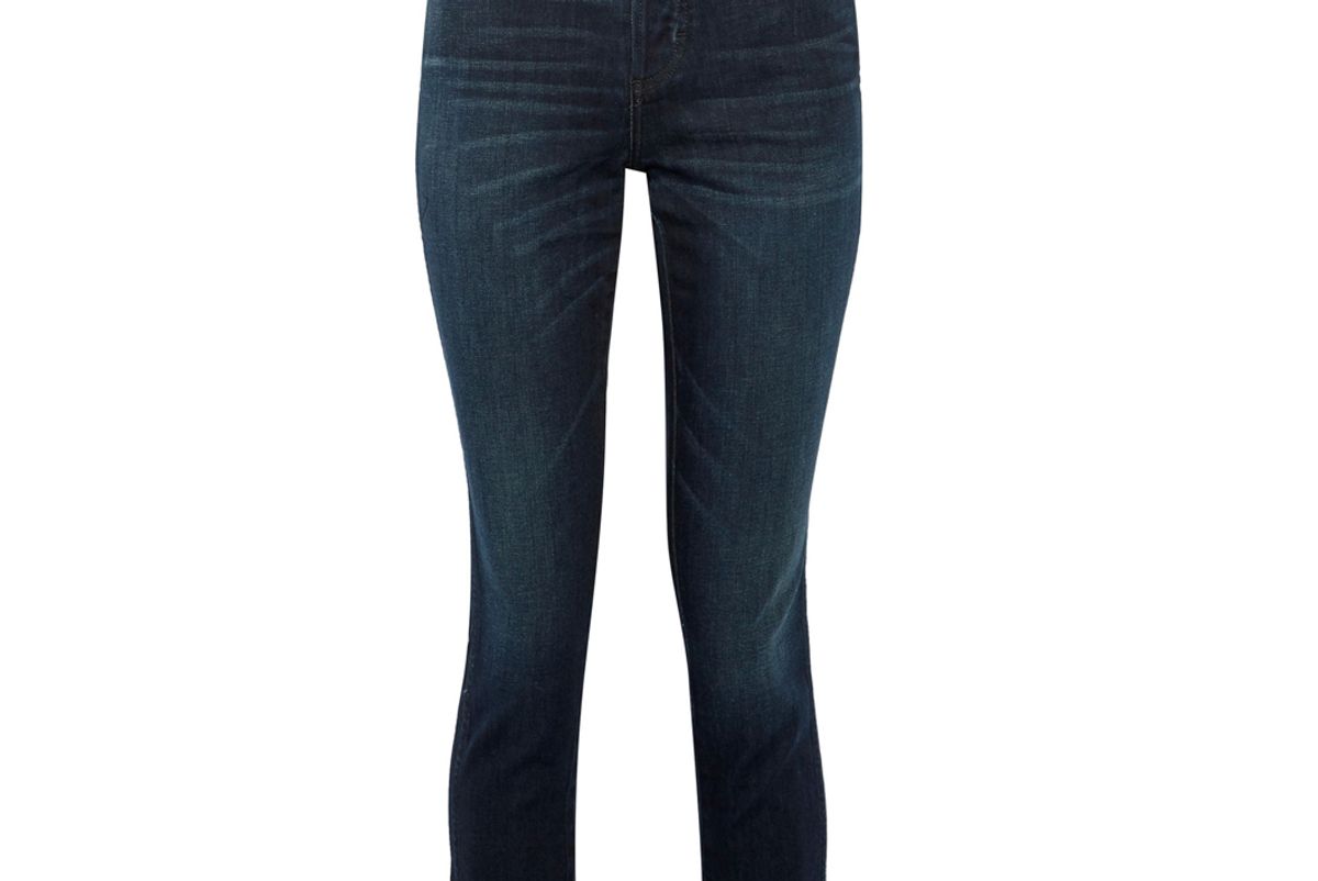 amo babe high rise slim leg jean