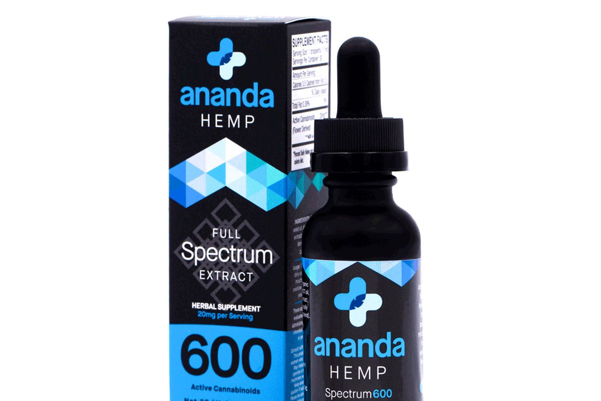 ananda hemp full spectrum 600 cbd oil premium hemp extract