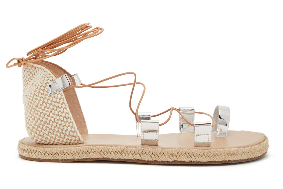 ancient greek sandals esmeralda crossover leather espadrille sandals