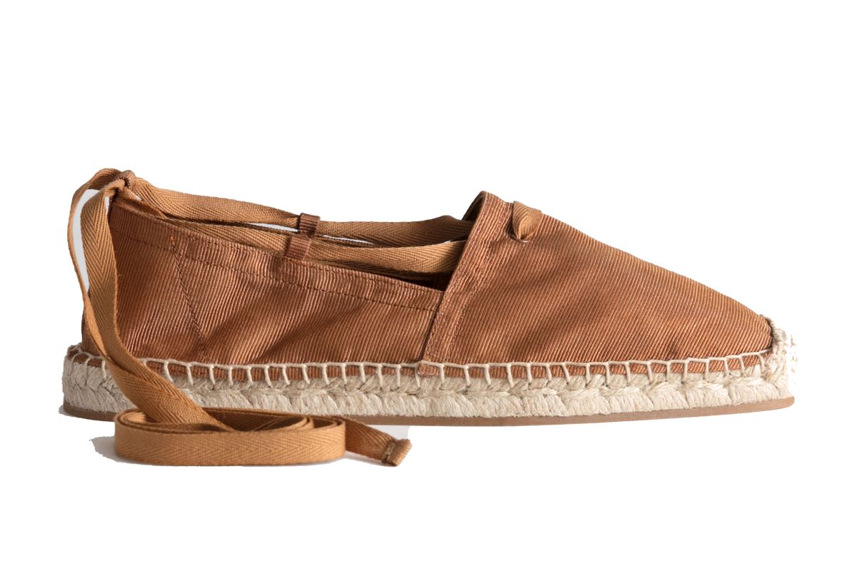 and other stories square toe lace up espadrilles