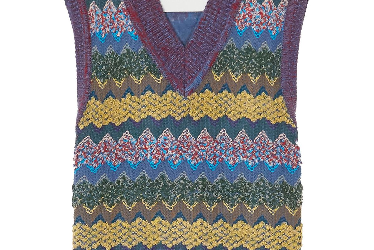 andersson bell crochet knit vest