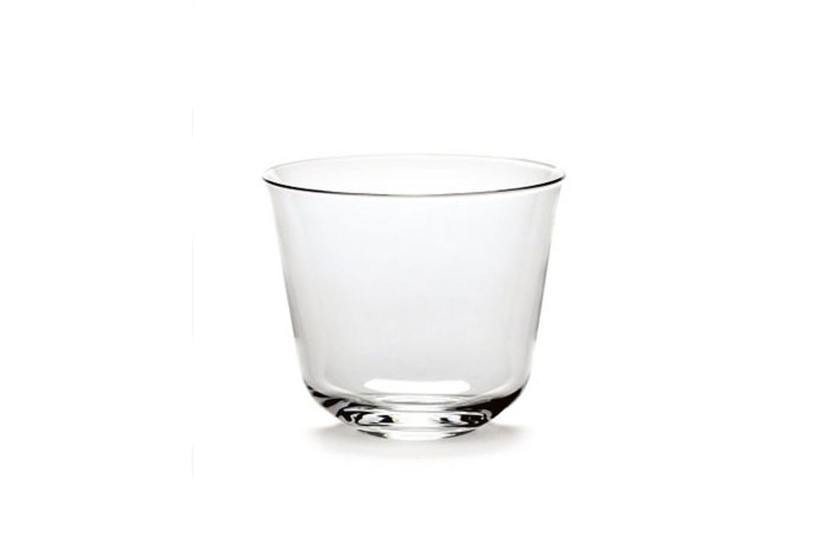 ann demeulemeester set of four crystal tumblers