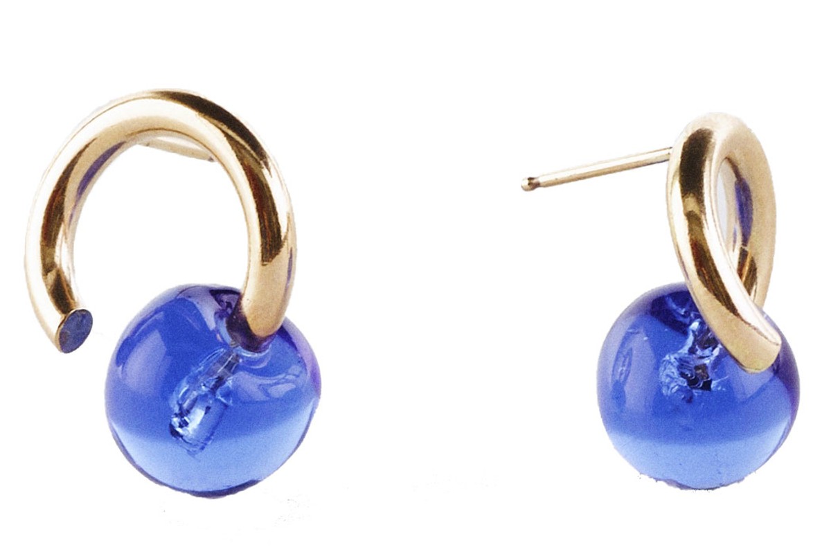 annika inex dewy coil earrings