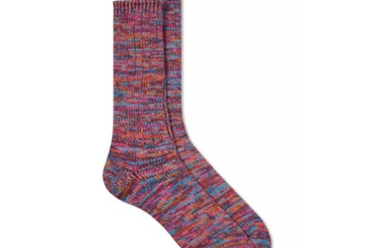 anonymous ism five color mix crew sock