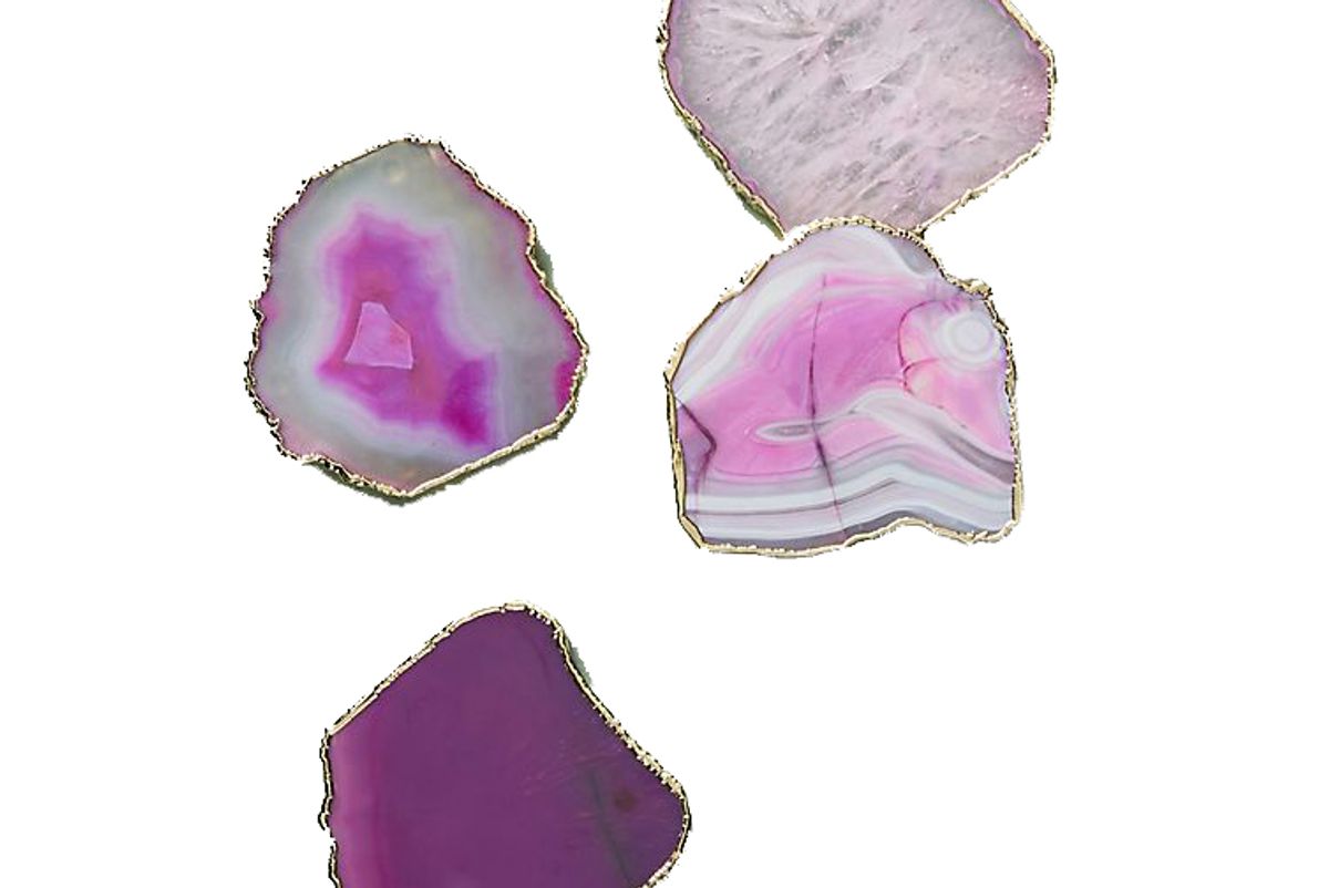 anthropologie agate coaster