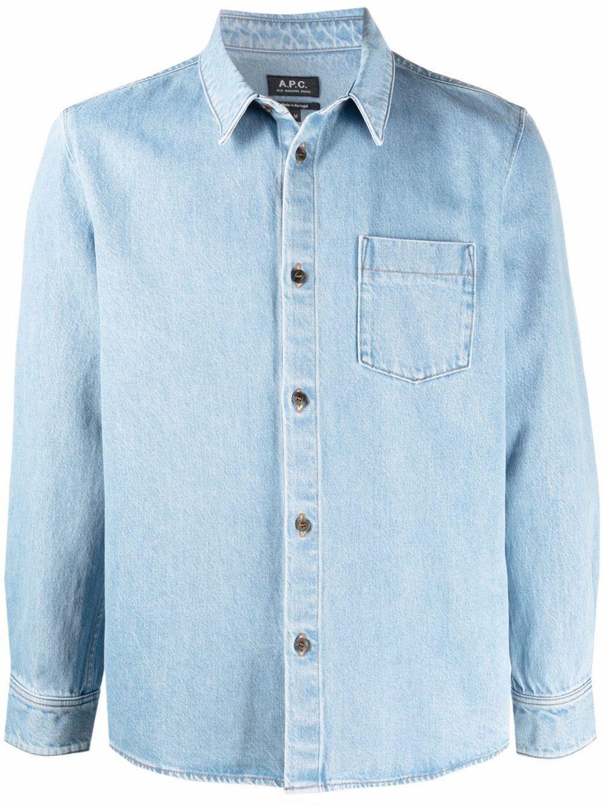 apc chest pocket denim shirt