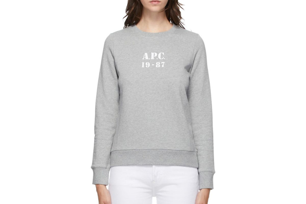 apc grey melissa sweatshirt