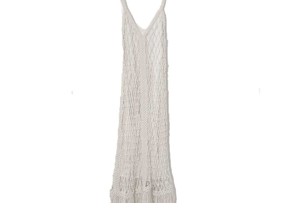 apiece apart vasilisa macrame dress