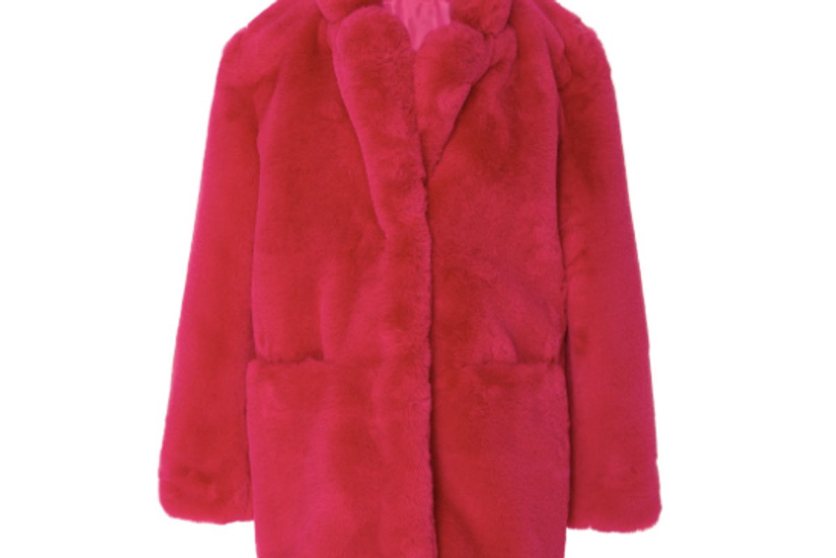 apparis sophie faux fur coat