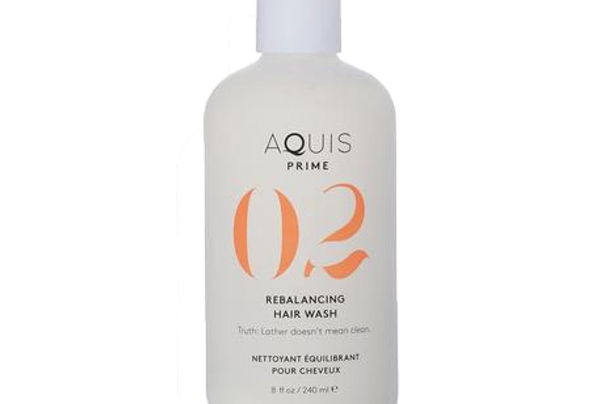 aquis 02 prime rebalancing hair wash