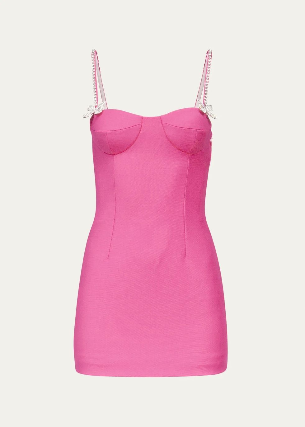 Area Butterfly Crystal Mini Dress