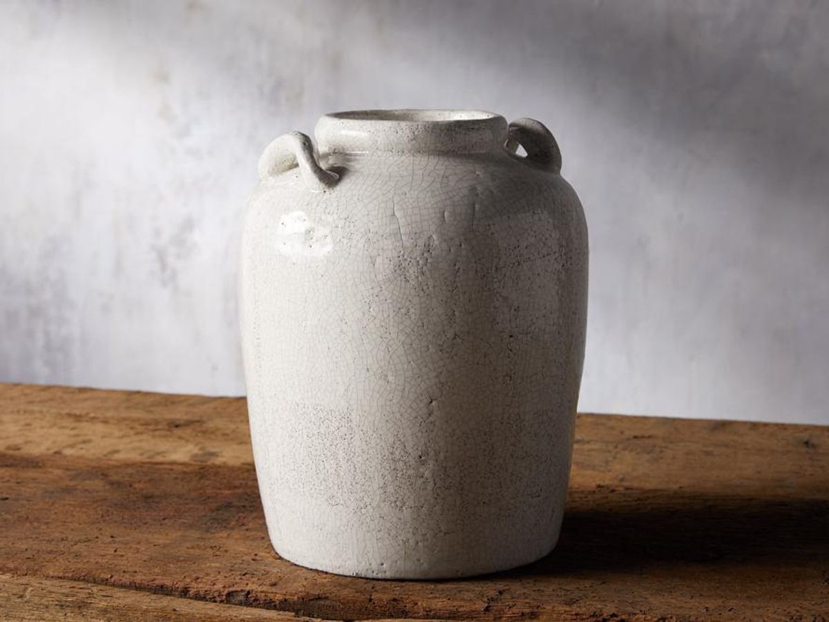 arhaus santorini vase