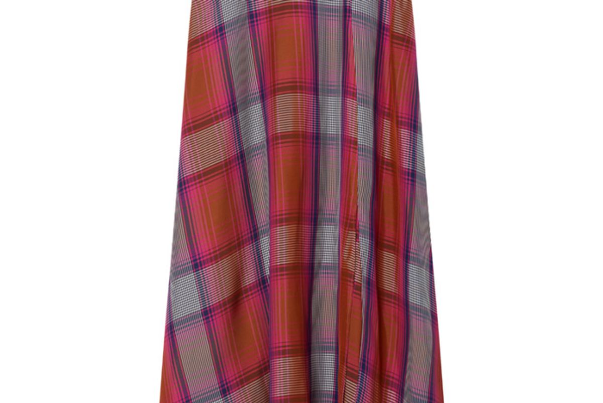 arias plaid circle skirt