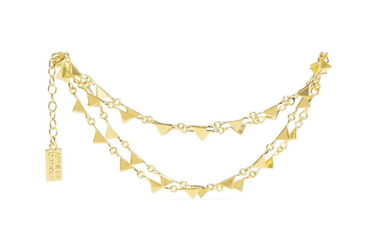 Triangle Gold-Plated Anklet