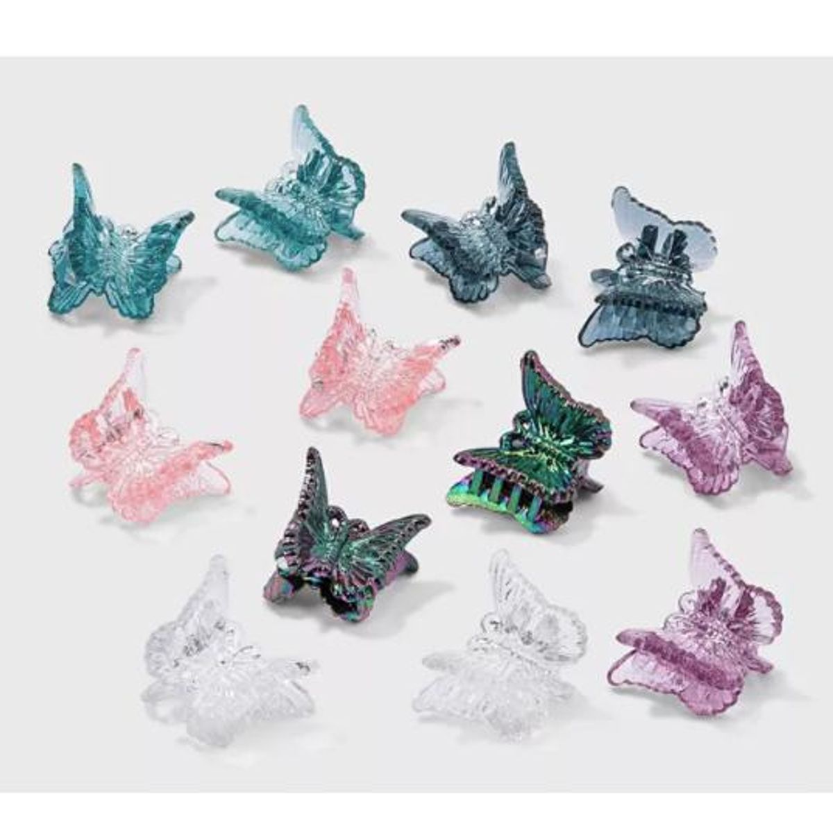 art class 12 pack butterfly clips