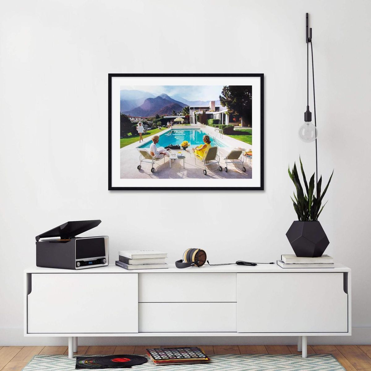 art du jour studios poolside gossip by slim aarons art print