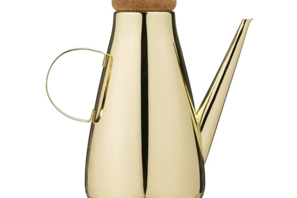 art effect gold oil cruet with work lid
