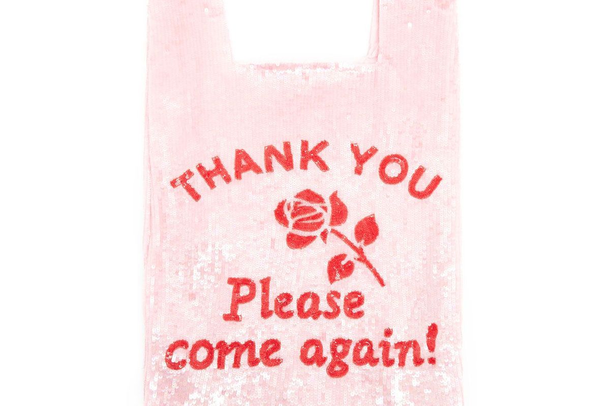 ashish thank you please come again sequinned bag