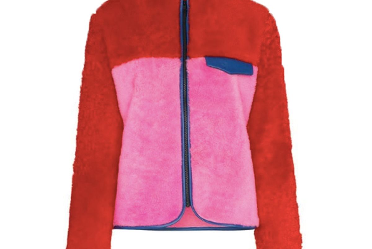 ashley williams alice fleece shearling jacket