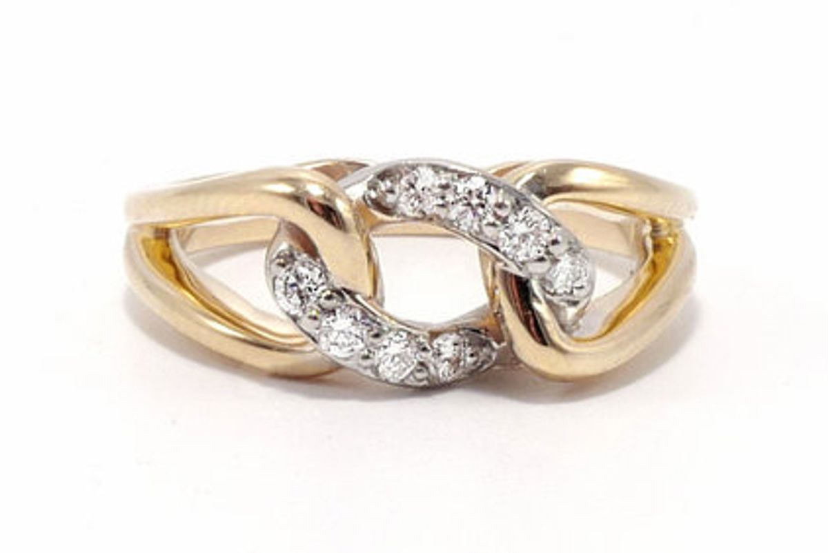 ashley zhang diamond link ring