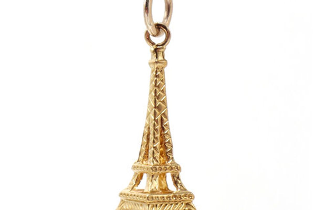 ashley zhang jewelry 14k eiffel tower charm