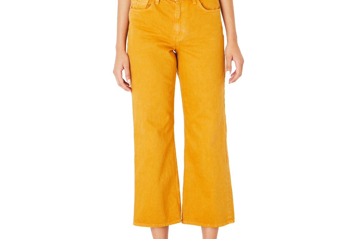 askk ny crop wide leg jeans