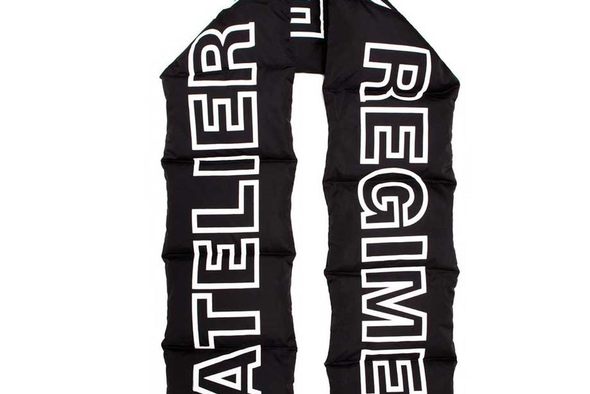 atelier new regime oversized down puffer scarf