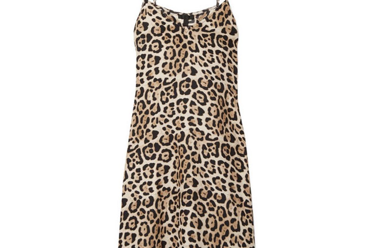 atm anthony thomas melillo leopard print mini dress