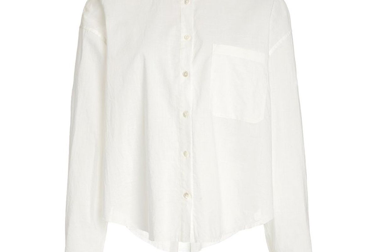 atm anthony thomas melillo oversized cotton poplin shirt