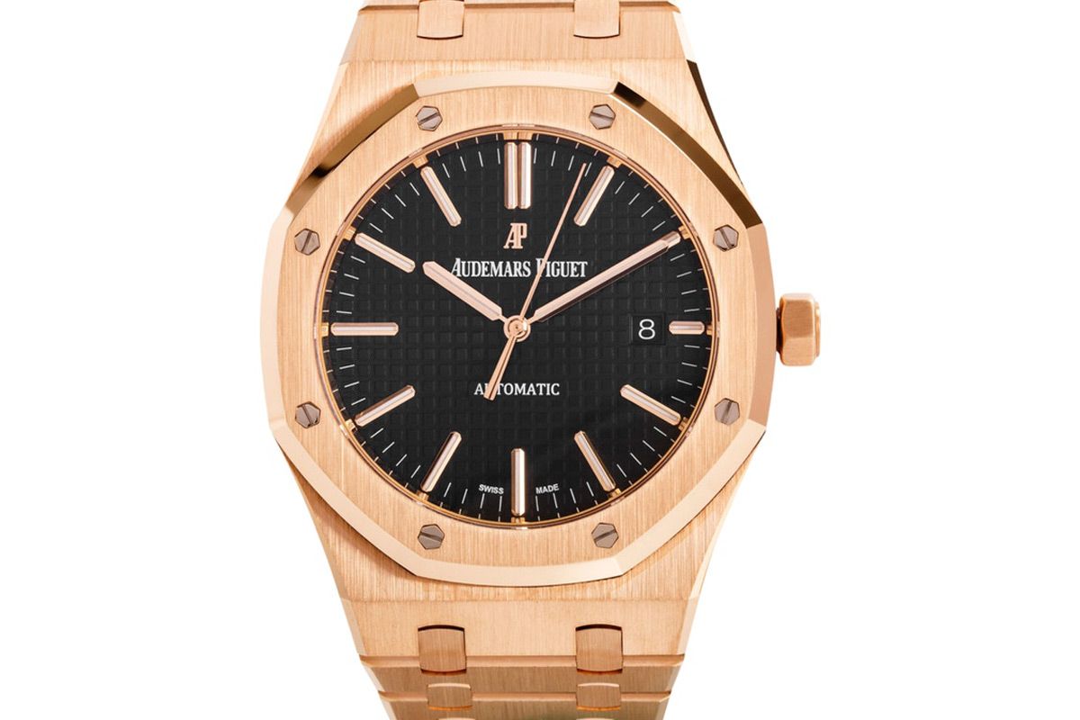 audemars piguet black roayal oak 15400or oo 1220or 01