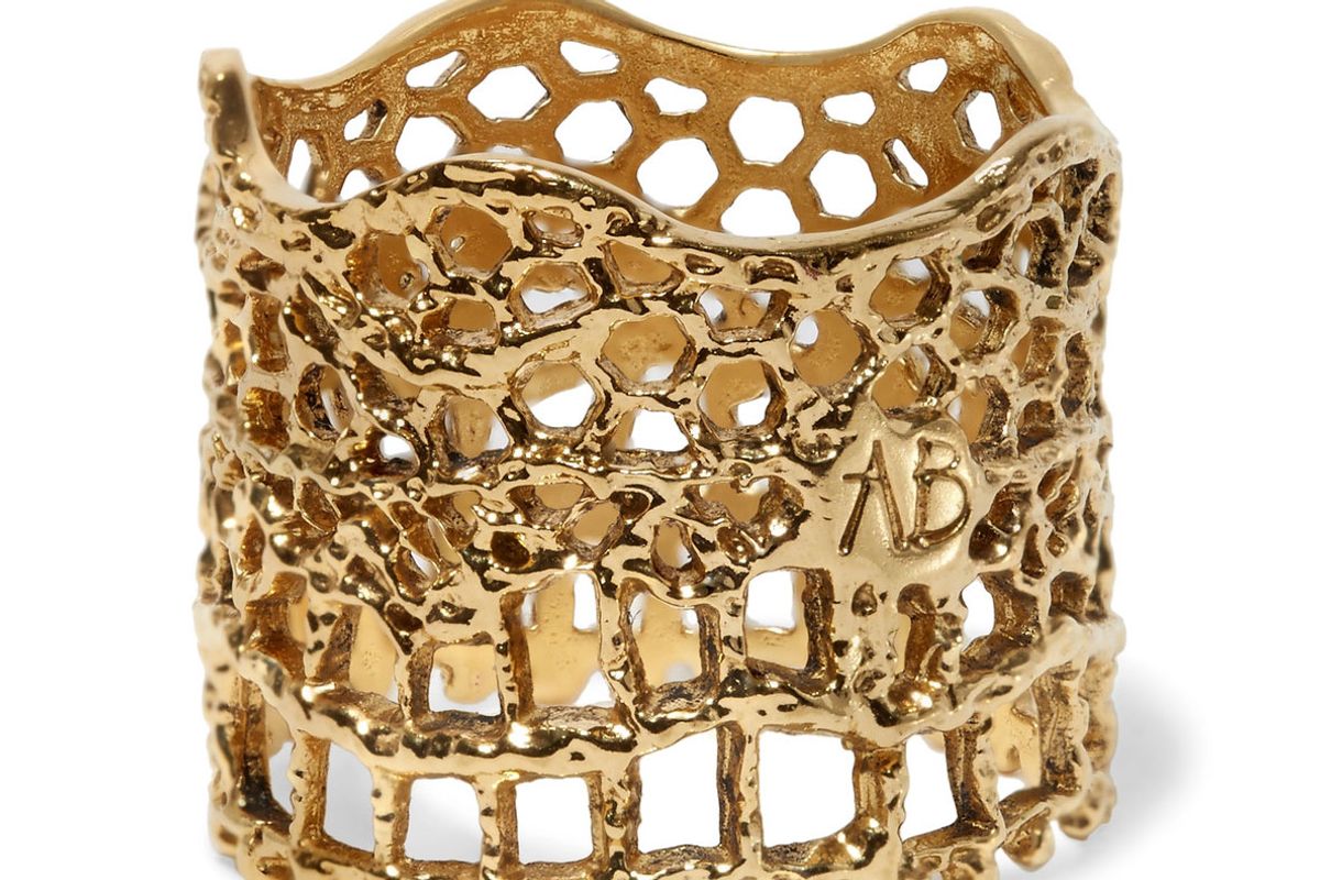 Lace Gold-Plated Ring