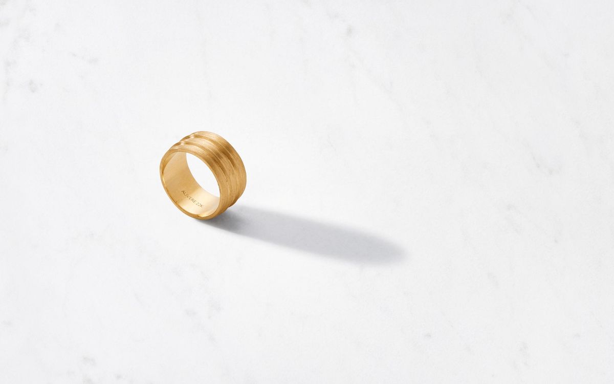 auvere tripple barrel ring satin