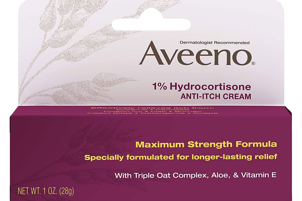 aveeno maximum strength 1 percent hydrocortisone anti itch cream