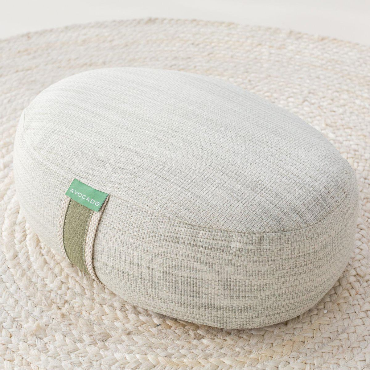 avocado organic yoga meditation pillow