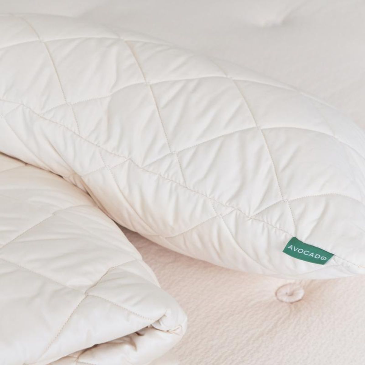 avocado quilted pillow protector