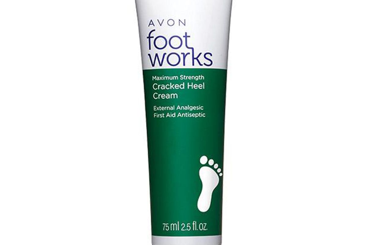 avon foot works maximum strength cracked heel cream