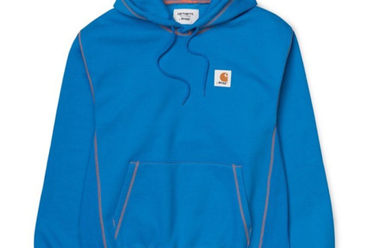 awake x carhartt wip classic sweatshirt blue