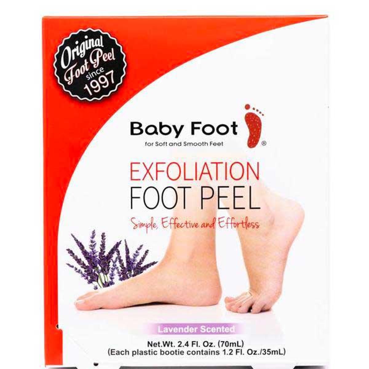 baby foot original exfoliation foot peel
