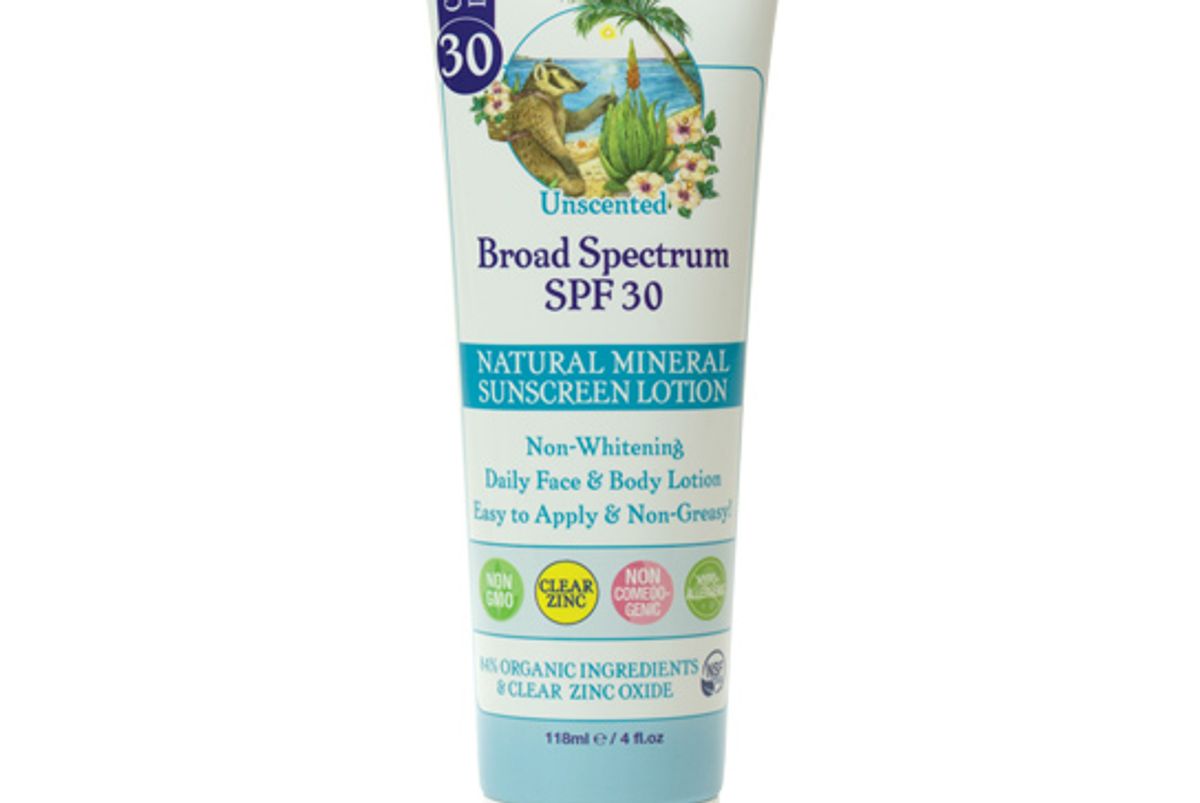 badger clear zinc unscented sunscreen lotion