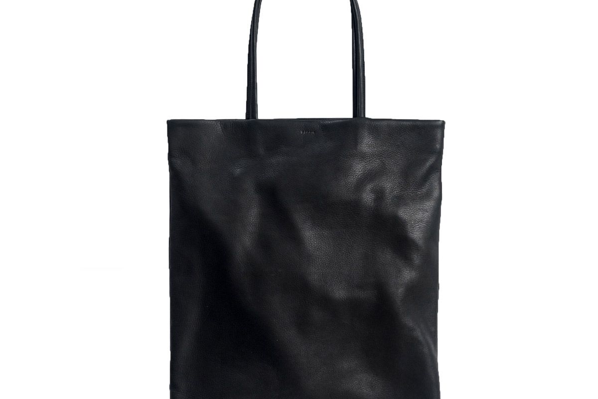 baggu flat tote black