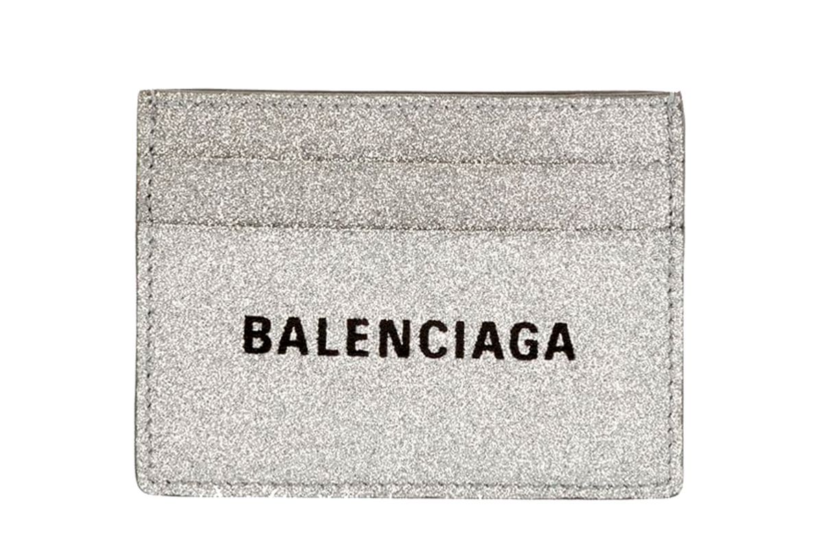 balenciaga eberyday large glitter card case