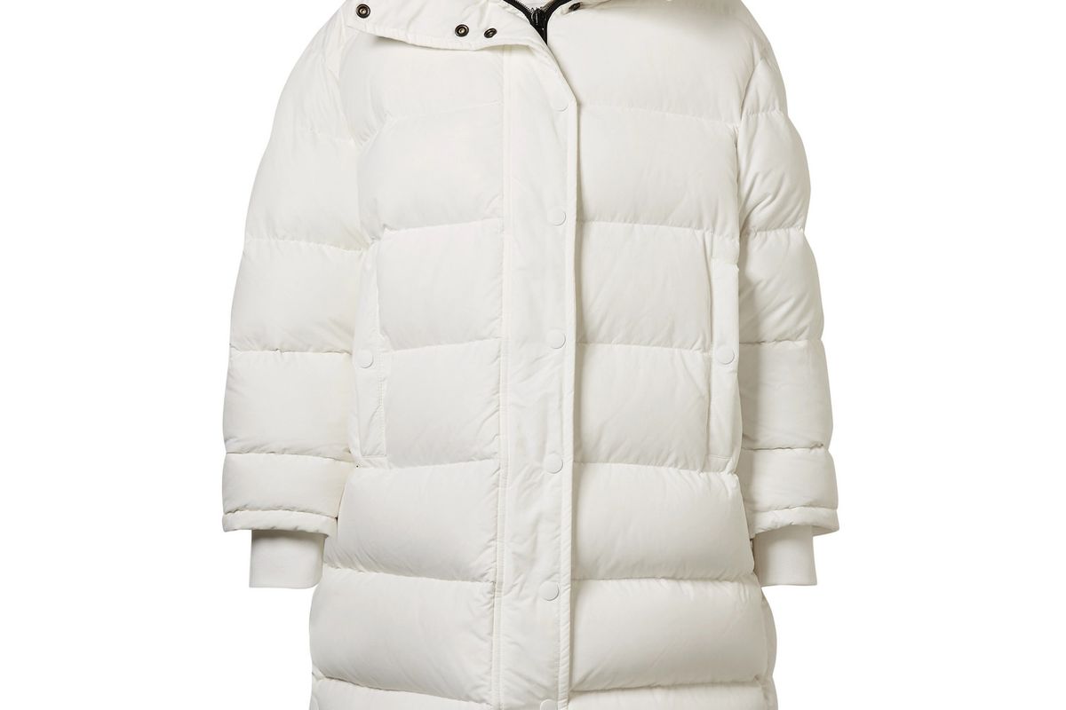 balenciaga oversized shell down coat