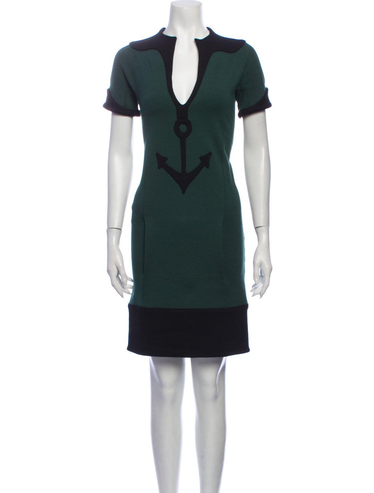 balenciaga patterned mini dress